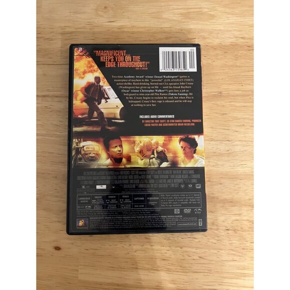 Man On Fire 2004 DVD Action Drama Denzel Washington Dakota Fanning New Sealed - Picture 2 of 4